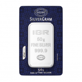 50 gr 999.9 Saf İAR Külçe Gümüş