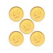 ATA Lira Darphane 5 Adet Paket 102. Yıl Yeni Tarihli